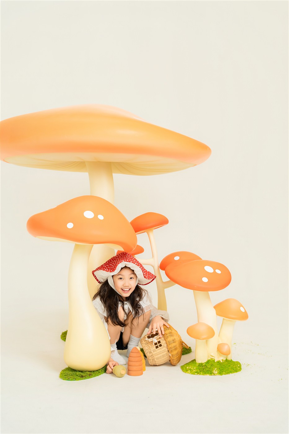 오때요 스튜디오 버섯포레스트 촬영 사진