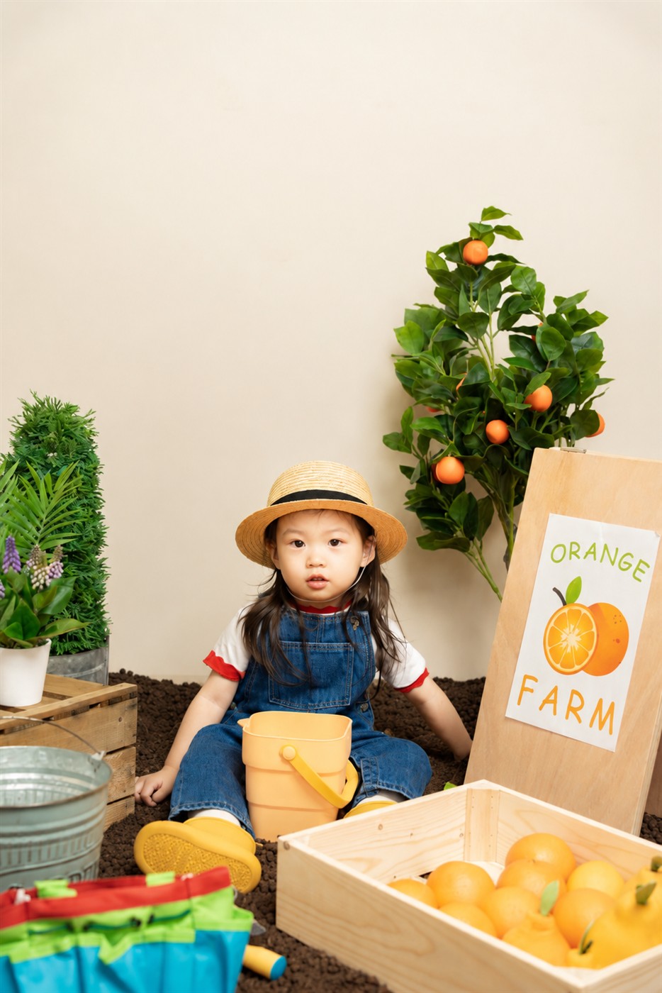 오때요 스튜디오 농장 촬영 사진